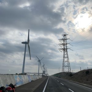 神栖市・1000人画廊にてwith CBR650R⑤