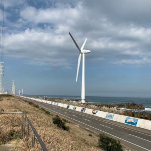 神栖市・1000人画廊の「海風の見える丘」からの風景①
