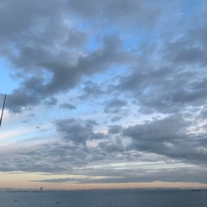 海ほたるPAから<北西>都内を望む