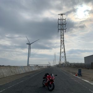 神栖市・1000人画廊にてwith CBR650R④