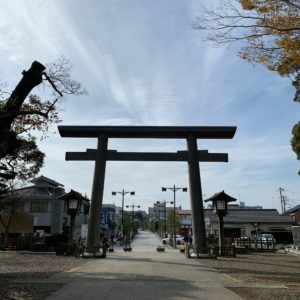 鹿島神宮・大鳥居にて②