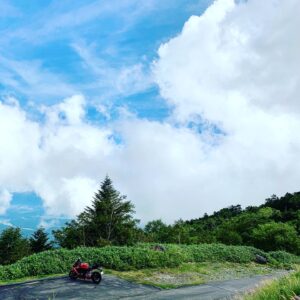 蓼科スカイラインの大河原峠からの眺望