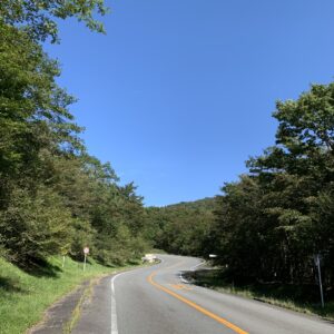 晴天のふじあざみライン