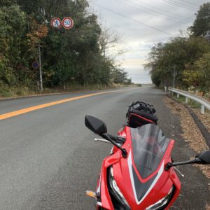 海へダイブ?マーガレットラインにてwith CBR650R