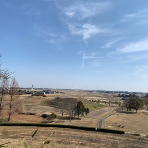 さきたま古墳公園の爽快展望風景②