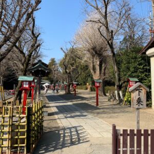 鳥居が工事中？関東最古の鷲宮神社にて