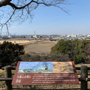 さきたま古墳公園の爽快展望風景③
