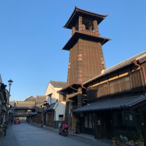 川越小江戸のシンボル「時の鐘」with CBR650R