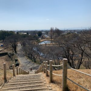 1300年前に建造された「さきたま古墳」公園内③
