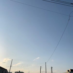 日の出が早くなったと実感する埼玉自宅付近の朝空