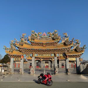 五千頭の龍が昇る聖天宮with CBR650R
