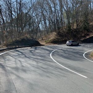 秩父ミューズパークへ向かう、うねうねロード