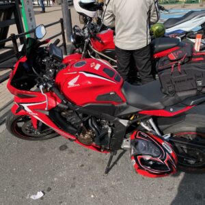 道の駅あしがくぼの駐輪場にて①