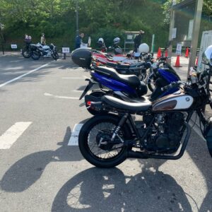 道の駅あしがくぼの駐輪場にて②