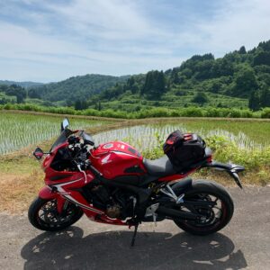 星峠の棚田にて