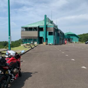 光ヶ原高原のグリーンパル光原荘にてwith CBR650R