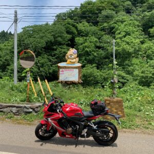 R253のキャラクター？とCBR650R