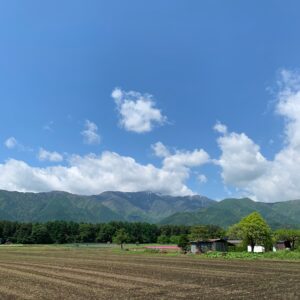 伊那ICからほど近いR361から眺める山並み