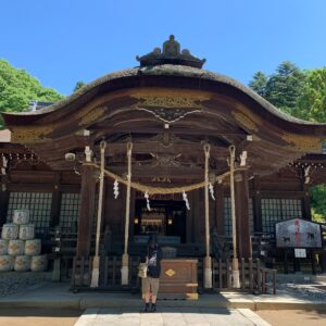 武田神社のお散歩③本殿で参拝