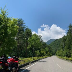 国営アルプスあづみの公園のぐんぐん登るロードwith CBR650R