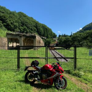 旧太子駅とCBR650R①