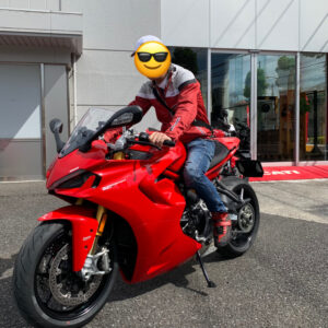Ducarti Supersport950Sに試乗するchizuo