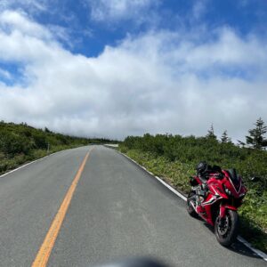 蔵王エコーラインの至福のスカイライン風景⑥
