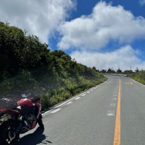 蔵王エコーラインの至福のスカイライン風景⑤