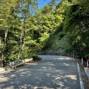 蔵王エコーラインにつながるr53のロード風景