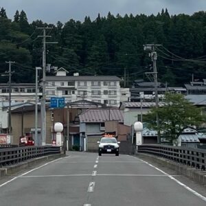 山形・蔵王のこけし橋にてwith CBR650R