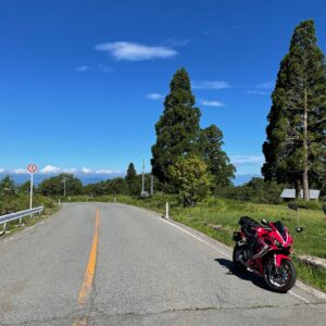 西から入った蔵王エコーラインの爽快ロード風景①