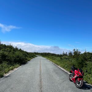 蔵王エコーラインの至福のスカイライン風景②