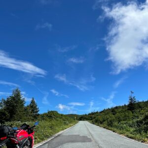 蔵王エコーラインの至福のスカイライン風景③