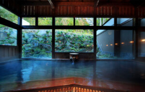 蔵王国際ホテル自慢の温泉「八右衛門の湯」