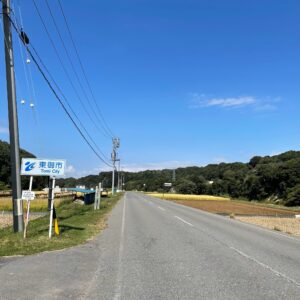 東御に入ったr40のロード風景