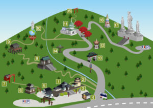 救世大観音Map（HPより）