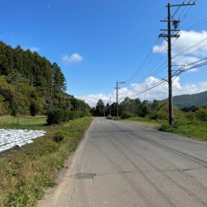 上田市菅平を抜けるr34のロード風景