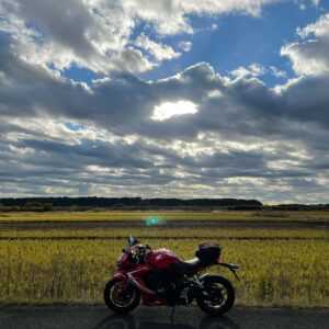 印旛沼沿いで出会った秋色の風景with CBR650R