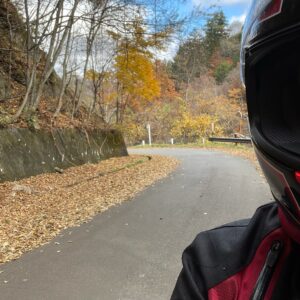 隠れ紅葉ロード「山王林道」を走る③