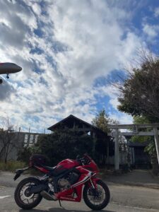 東峰神社撮影奮闘記・連写バージョンwith CBR650R②