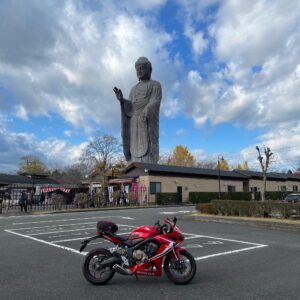 牛久大仏さまとCBR650R