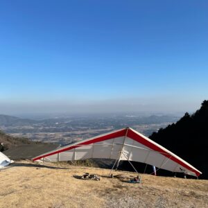 ハンググライダー離陸場の絶景with CBR650R