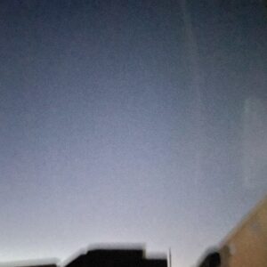 あまりに寒くて手が震えた朝空の風景