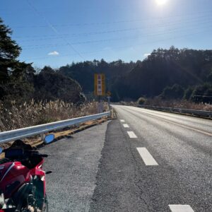 爽快ロード、房総スカイラインにてwith CBR650R②