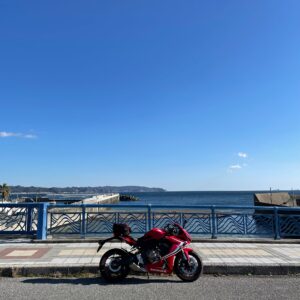 トロピカルな雰囲気のフィッシャリーナ鴨川にてwith CBR650R②