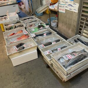 「道の駅ちくら」の海の幸で賑わう館内風景②