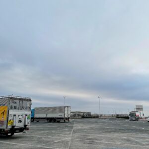 海ほたるから房総半島方面の眺め