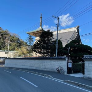 伊南房州通往還沿いの誕生寺