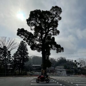 吉ゾウくんのお寺長福寿寺の駐車場にてwith CBR650R