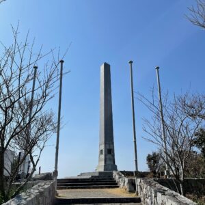 御宿の海を一望できるメキシコ記念塔見晴台にて②